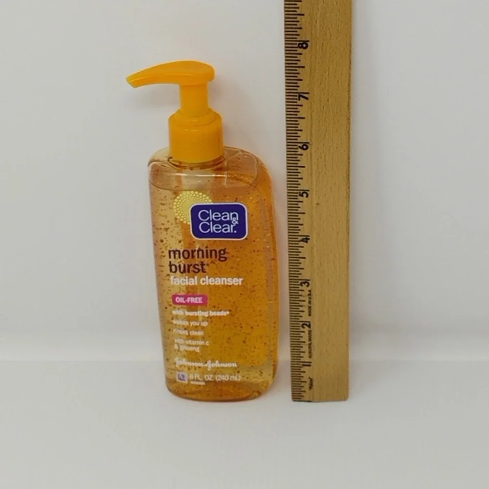 Clean & Clear Morning Burst Facial Cleanser Oil-Free Orange ORIGINAL FORMULA 8oz